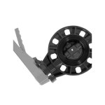 자동밸브 10C 밸브 배관 자재 UPVC나비밸브파란소제 스텐 304 G SW9x9L D343H