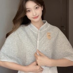 콩심팥심 케이프 곰돌이 디테일 구성 어깨 사계절 다용도