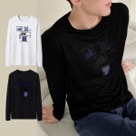 파파브로 프린트 남성 긴팔 티셔츠 ON-TSA-QWFN15I1