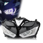 YAMAHA YZF R3 R25 2013 - 2017 오토바이 헤드램프 엔젤 아이즈 HID 헤드라이트 YZFR3 2015 2016 YZFR25 2014