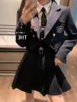 영국교복 유니폼 프레피룩 졸사 놀이공원 하이틴 스쿨 걸그룹