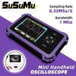 휴대용 디지털 오실로스코프 8 33 s 1MHz 컬러 스크린 샘플링 속도 전자 테스트 도구 신호 멀티