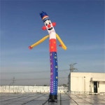 춤추는 대형 풍선 시장 개업 파티 사람 주유소 공중 춤추는 남자 댄서 풍선 광대 만화 풍선