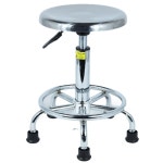 스테인레스 스틸 라운드 원형 바퀴 의자 높이 체어 조절 스텐 스퀘어 스툴 33높이 스텐 스퀘어 스툴 33높이