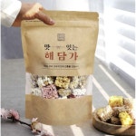 해담 한입 강정 선물 세트 쌀 한과 조청 유과 전통 과자 간식 명절 설날 추석 170g 1개