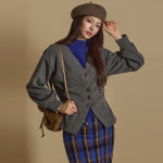 딘트 딘트 기모 라인 가디건 J2604