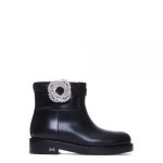 MACH MACH 글락시 라운드 토 앵클 부츠 CLFBLK S0751