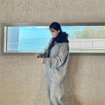 니트 후드넥워머 바라클라바