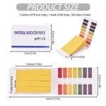 CEYAZYE PH 테스트 스트립 리트머스 페이퍼 물 타액 비누 소변 음식 2 160PCS