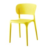 포인트 의자 플라스틱 파스텔 체어 디자인 식탁 등받이