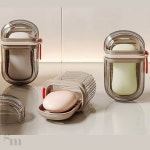 초록마켓 여행용 여행용비누곽 수영장 휴대용 비누곽 투명