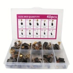 카본 브러쉬 브러시 가지 10 부품 유형 일반 전기 흑연 모터 1 Box 40PCS