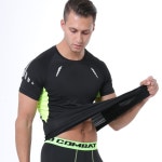 남성 슬림핏 헬스복 운동 트레이닝 반팔 티셔츠