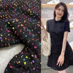원단 울 우븐 클래식 컬러 하단 수예 조끼 코트 홈 V 혼방 고귀한