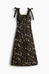 스페인샵 에이치앤엠 리본 스트랩 코튼 원피스 1265587001 NEGRO FLORAL P0181265587001
