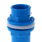 PVC 탭 물 스플리터 플라스틱 퀵 밸브 커넥터 탱크 정원 농장 관개 수도관 피팅 I D 20-50mm 1PC