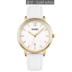 MASTOP Minimalist Women Analog Quartz Watches Leather Band Ladies Wristwatch Casual Elegant D J1724