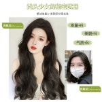 붙임머리 긴머리 가발 웨이브 똑딱이 여자 부분 헤어 1 라이트 여신 웨이브 원턱 업그