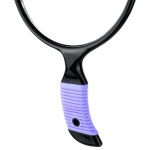 센스누리 미끄럼방지 손잡이 미용실 목욕탕 한손거울 1개