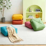 가죽방석 두꺼운 좌식 사각 컬러 1 감성 바닥 레자 인테리어 식 카페 나파 가죽타입