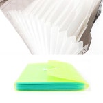 A4 아코디언 파일함 지퍼 문서보관 플라스틱