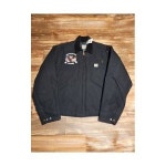 미국 Vtg Carhartt J001 BLK Blanket 라인드 Wisconsin Detroit 자켓 L Tall