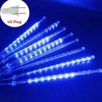 유성우 요정 거리 화환 정원 장식 야외 커튼 F 30cm-3Pack-24Tubes 1개 2 US Plug -