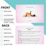 프리미엄 요가 플래쉬 카드 교육 그림카드 엄마와 나 플래시 유아 마일스톤 발달 6주-12개월 소아 OT
