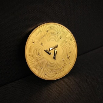 한국조폐공사 세븐틴 데뷔 10주년 기념메달 금 1 2oz LE1218578182