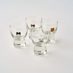 엠에이치앤코 모던하우스 모던하우스 L 뚱냥이 굽있는 소주잔 4P NK2425001