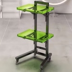 접이식 트롤리 웨건 스텐 에스앤지 카트 미용