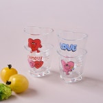 엠에이치앤코 모던하우스 모던하우스 러브투게더 유리 하트 소주잔 4P GA0125029