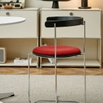 럭셔리 의자 컬러 색감 카페 커피 심플 체어 라운지 밀랍색 쿠션 밀랍색 시트