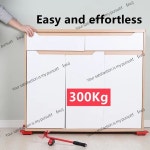 가구 이동 제거 물건 리프팅 발동기 전송 장치 도구 롤러 세트 4Pcs wh l