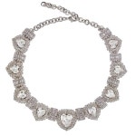 알레산드라리치 알렉산드라리치 heart necklace in hypoallergenic crystal 포함가 FABA3246 J0004 0001 251368AAV0000030001C