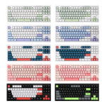 지클릭커 지클릭커 오피스프로 WK50 사일런스 M RGB 무소음 방수 무선 블루투스 키보드 87키 Greenwich RC1