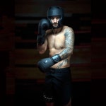 크루작 매트 복싱 장갑 패드 킥복싱 무에타이 종합격투기 훈련용 세트 - 무술 가라테용 펀칭 패드가 키트 10 oz