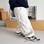 여성 6컬러 골덴 카고 와이드 스트링팬츠 후리스 겨울