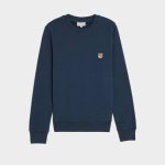 메종키츠네 메종키츠네 폭스 헤드 패치 레귤러 맨투맨 스웨트셔츠 Sweatshirts P199 LW00302 KM0001