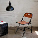 마켓비 빈티지 카페 의자 접이식 원목 인테리어 간이 의자