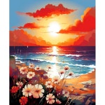 꽃 그림 숫자 별 풍경 캔버스 인쇄 벽장식 선물 C no frame 1개 2 9955797