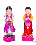 2자단청구동자set 동자동녀