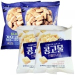 동아제과 콩고물 인절미 스낵 56g 검은콩 인절미 스낵 51g 2세트