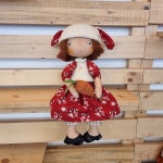 컨츄리인형 만들기 재료 핸드메이드 손바느질 인형 퀼트 캐롯인형 인형솜 500g 캐롯인형 패키지 1개