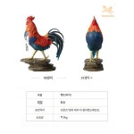 구리 사부님 대길 구리 공예품 홈 인테리어 소품 거실 장식 수탉 장식품