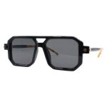 PASTL Geometric 스퀘어 Flat Top 선글라스 빈티지 복고풍 남녀공용 UV400 2394013