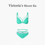 여성 호텔 스윔수트 비치 슬림라인 랩 여자비키니 호캉스 치마 심플 L 녹색