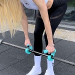 핸들 헬스 핸드 운동 풀업 1 바디 턱걸이손잡이 렛풀다운패드 그립바벨 1 위한