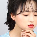 다이아몬드 커트 원터치링 귀걸이 H1232