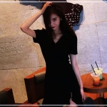 프릴 트임 언발 미니원피스 HH-B28 8W62BCA41